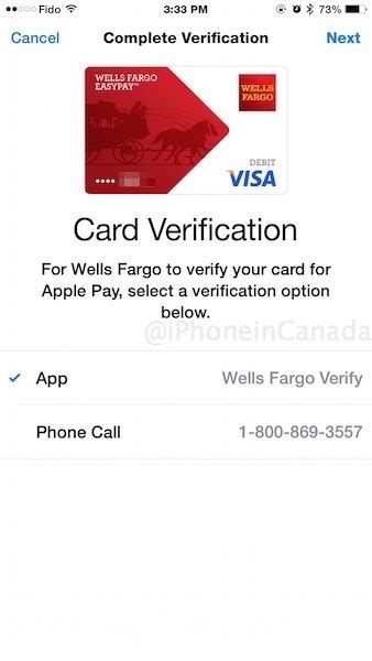 Back on the apple wallet home screen, your cash card will appear, and you can preview the card to verify that it was successfully added. How to Buy a Wells Fargo Prepaid Visa for Apple Pay in ...