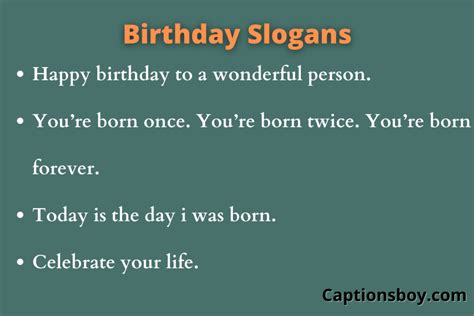 400 Best Birthday Slogans That You Will Like