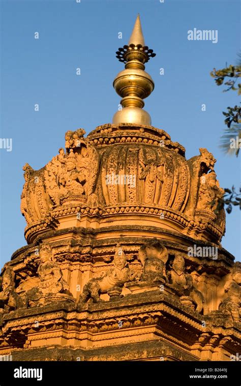 The Dome Of A Hindu Temple In The Centre Of Mysore The Dome Covers The