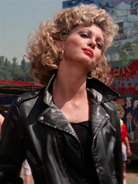 Olivia Newton John Grease Black Leather Jacket Movie Jackets