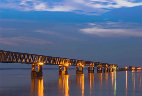 Pm Modi Inaugurates Bogibeel Bridge Indias Longest Bridge Opens For