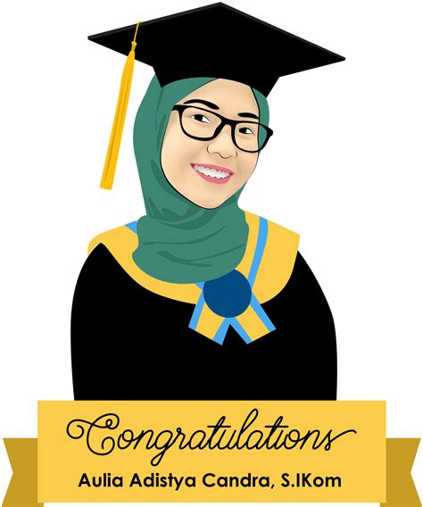 Gambar Toga Wisuda Kartun