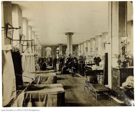 Ward At St Thomas Hospital London C1890 Bw Photo Artist Eng Изображение Br12