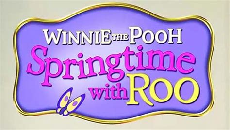 Winnie The Pooh Springtime With Roo Toon Disney Wiki Fandom