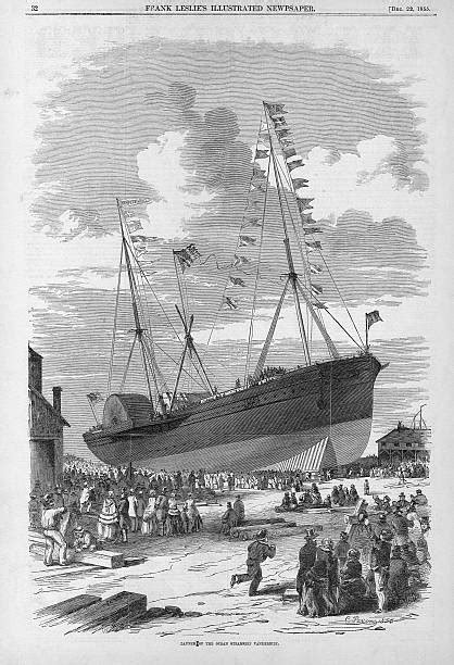 Launch Of The Ocean Steamship Vanderbilt Pictures Getty Images