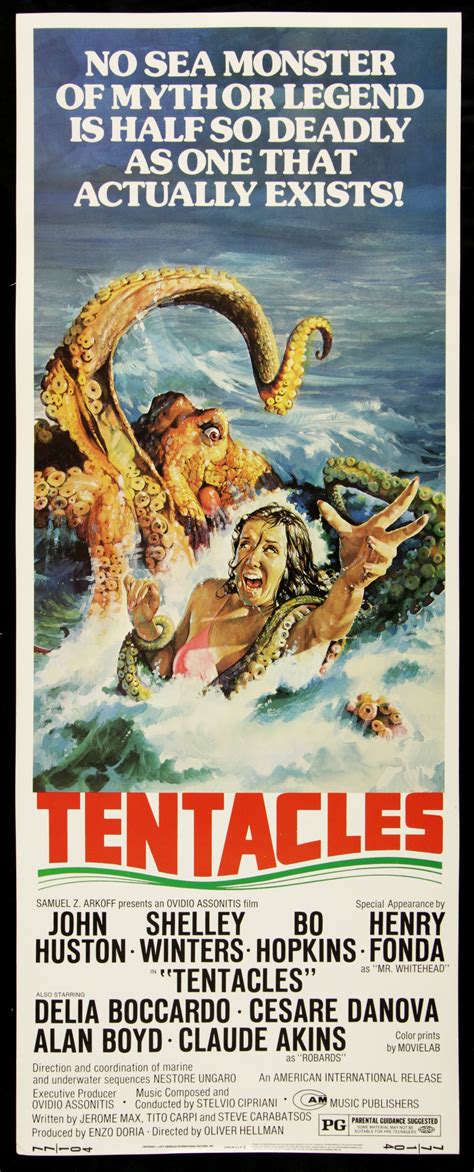 Tentacles 1977 Movie Posters Horror Movie Posters Old Movie Posters