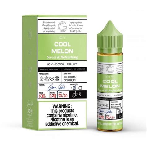 Icy Cool Melon 60ml Basix Series By Glas The Best Vape