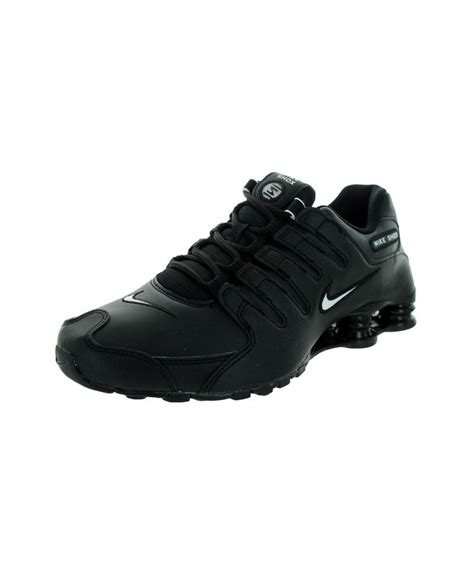 Nike Shox Nz Eu Running Shoe Men In Black White Black Modesens