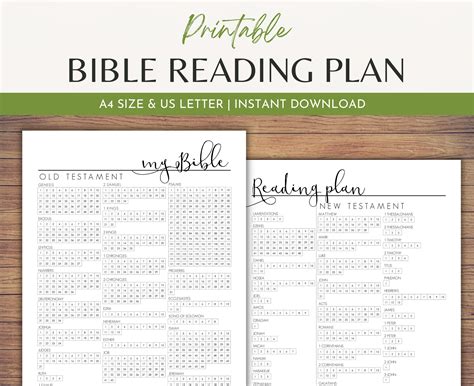 Bible Reading Tracker Printable Printable Word Searches