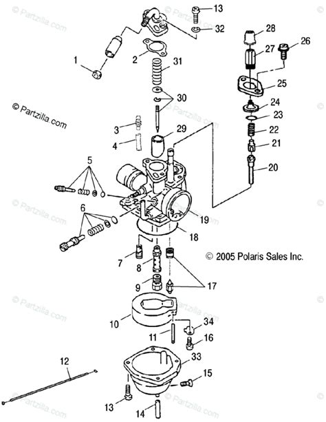 Tech Aid Polaris Trailblazer 250 Parts Diagram