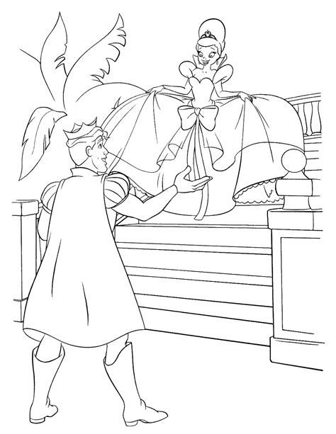 The Princess And The Frog Coloring Pages