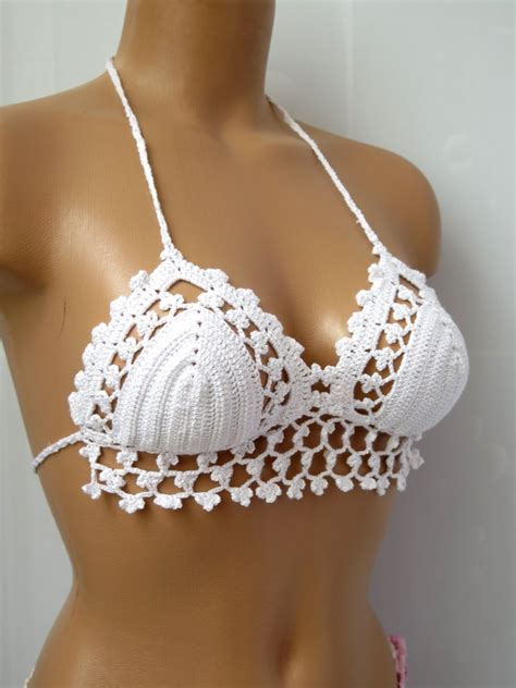 Crochet Bikini Top Lace Crochet Bikini Top Summer Sexy