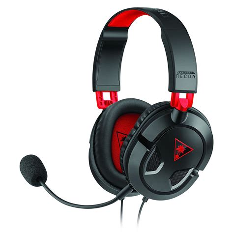 Restored Turtle Beach Ear Force Recon 50X Stereo Gaming Headset Red