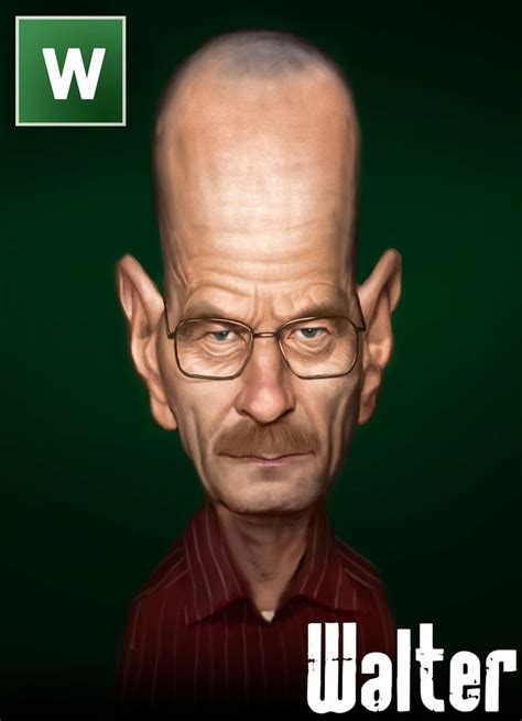 Breaking Bad Caricature Walter White By Sycra On Deviantart