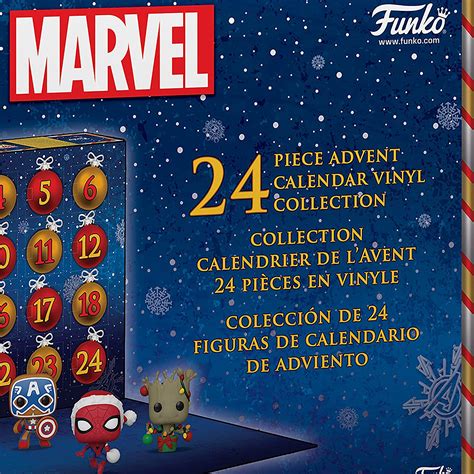 Funko Pop Christmas Advent Calendar 2022 Marvel With 24 Days Of