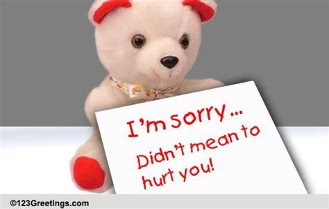 Im Sorry Free I Am Sorry Ecards Greeting Cards 123 Greetings