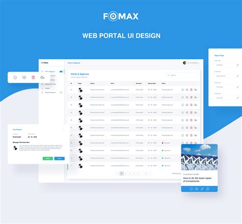 Web Portal Ui Design By Usama Wajeeh On Dribbble