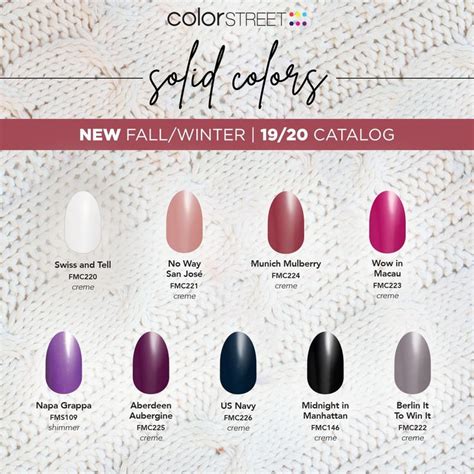 Color Streets 2019 2020 Catalog In 2020 Color Street Nails Color