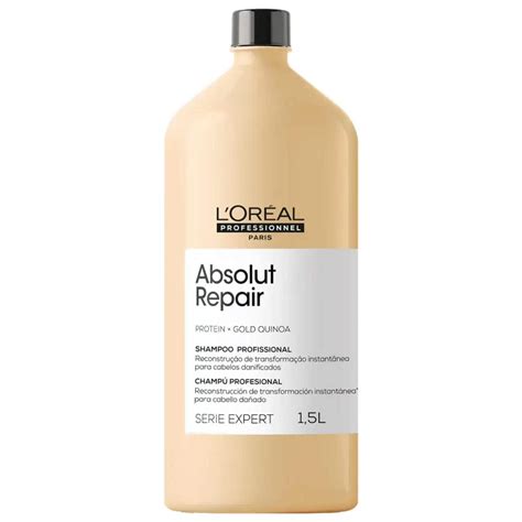 Shampoo Absolut Repair Gold Quinoa e Protein Serie Expert LOréal