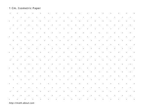Black Isometric 1 Cm Dot Paper Template Download Printable Pdf