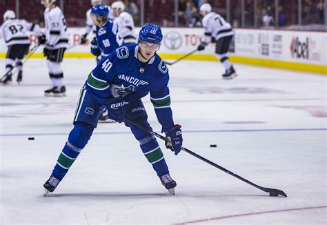 Elias Pettersson In Town To Take On The Detroit Red Wings