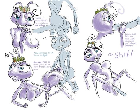 Rule 34 A Bugs Life Ant Anthro Only Decca19 Disney Flik Penis Pixar Princess Atta Sketch 499758