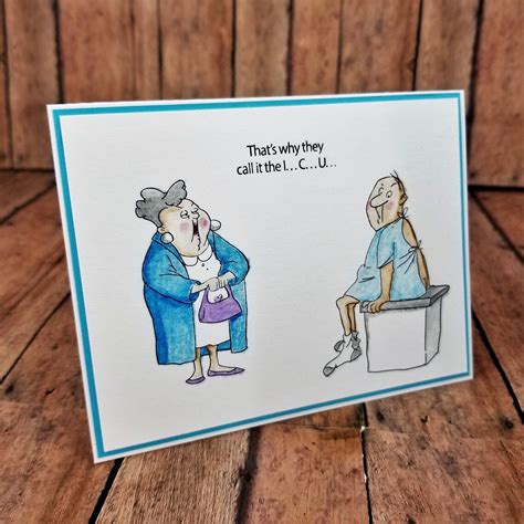 Get Well Card Encouragement Cards Humorous Get Well Card Etsy