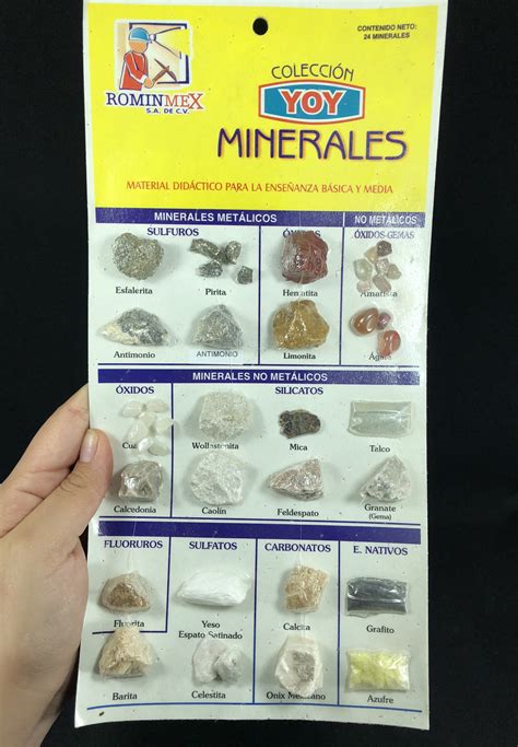Mini Colección De Minerales Mercadillo De Rocascom
