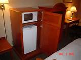 Images of Hotel Microwave And Refrigerator Cabinet