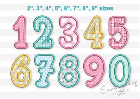 Numbers Set Embroideryland