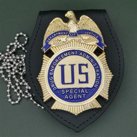 U S Dea Drug Enforcement Administration Special Agent Metal Badge 1 1