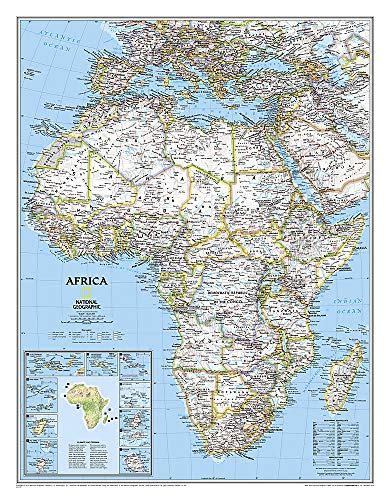 Buy National Geographic Africa Wall Classic Laminated 24 X 3075
