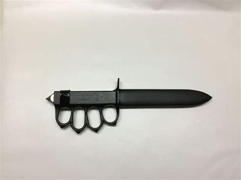 Us 1918 Trench Knife Black Voodoo Steel