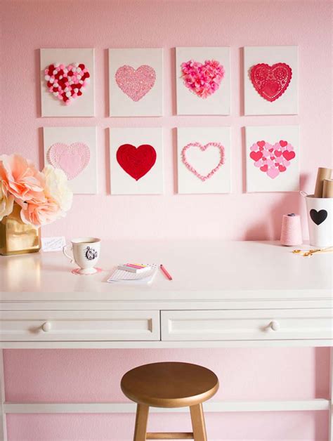 14 Easy Homemade Valentine Day Decorations Craft Mart