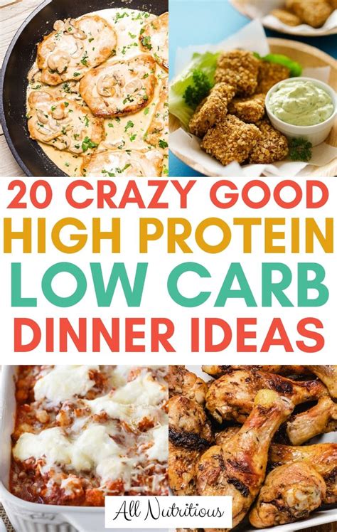 20 High Protein Low Carb Dinner Ideas Nutrition Line