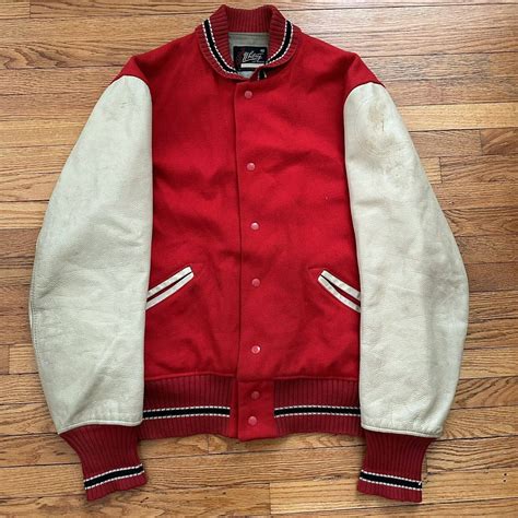 Vintage Vintage 70s Whiting Los Angeles Leather Wool Varsity Jacket