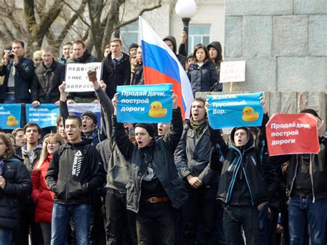 Opposition Leader Hundreds Arrested In Russia Protests Pictures