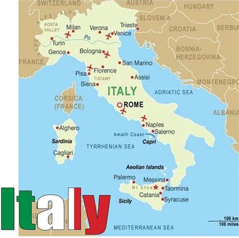 Towns And Cities In Italy Cities In Italy Italy Map Italy Travel