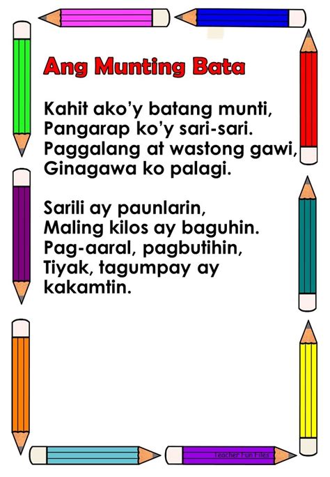 Teacher Fun Files Tagalog Reading Passages 16