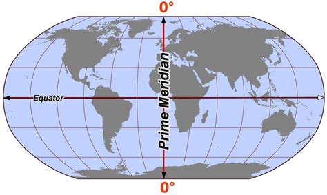 Prime Meridian Time Zone Map