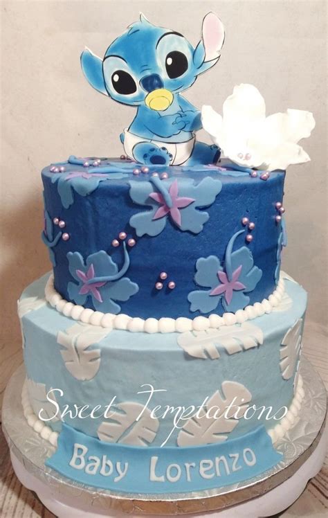 Stitch Baby Shower Theme Baby Showers Baby Shower Cakes Shower Cakes