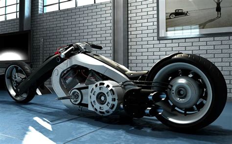 Electric Custom Bike Hiding An Electric Drivetrain And Batteries In The