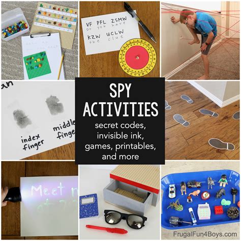 Spy And Secret Code Activities For Kids Frugal Fun For Boys And Girls