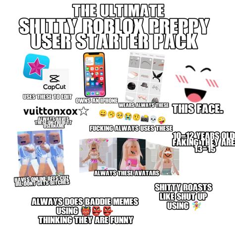 The Ultimate Shitty Roblox Preppy User Starter Pack Rstarterpacks