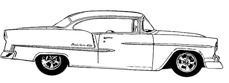 57 Chevy Coloring Pages Wickedgoodcause