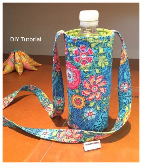 Diy Water Bottle Holder Free Sewing Patterns Andtutorials Fabric Art