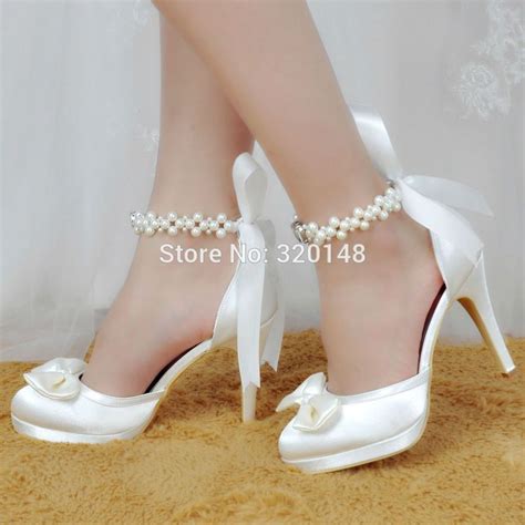 home high heels shoes ankle strap high heels ivory high heels bridal shoes