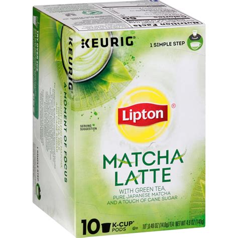 Lipton Matcha Latte With Green Tea K Cup Pods Beverages Fairplay