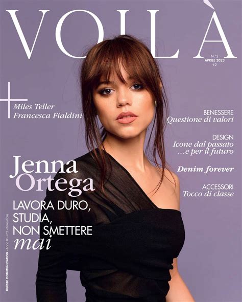 Jenna Ortega Voilà Magazine April 2023 Issue • Celebmafia