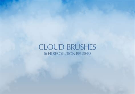 16 Cloud Brushes Free Photoshop Brushes At Brusheezy